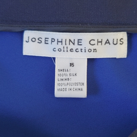 Josephine Chaus SILK Slip Skirt Maxi Size 16 Contrast Color Exposed Lining - Picture 10 of 11